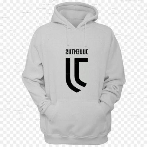 felpa juventus con cappuccio stampa