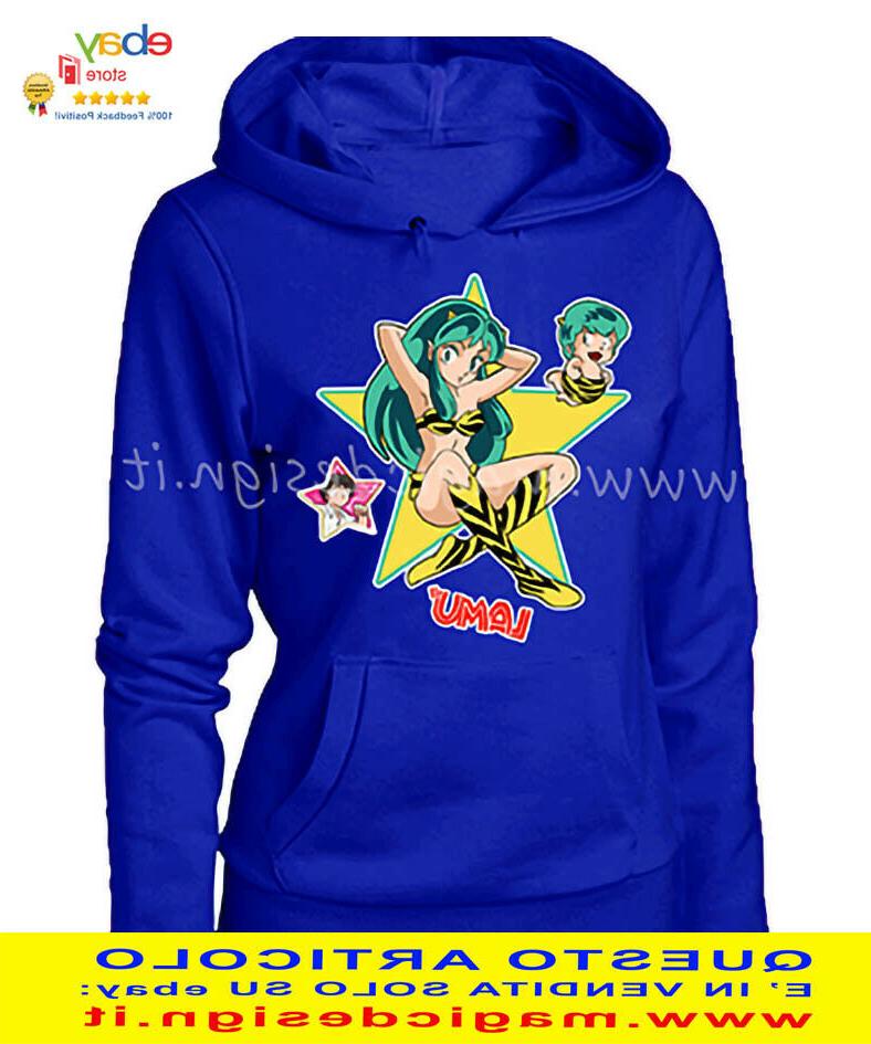 felpa lamu la ragazza dello spazio anime