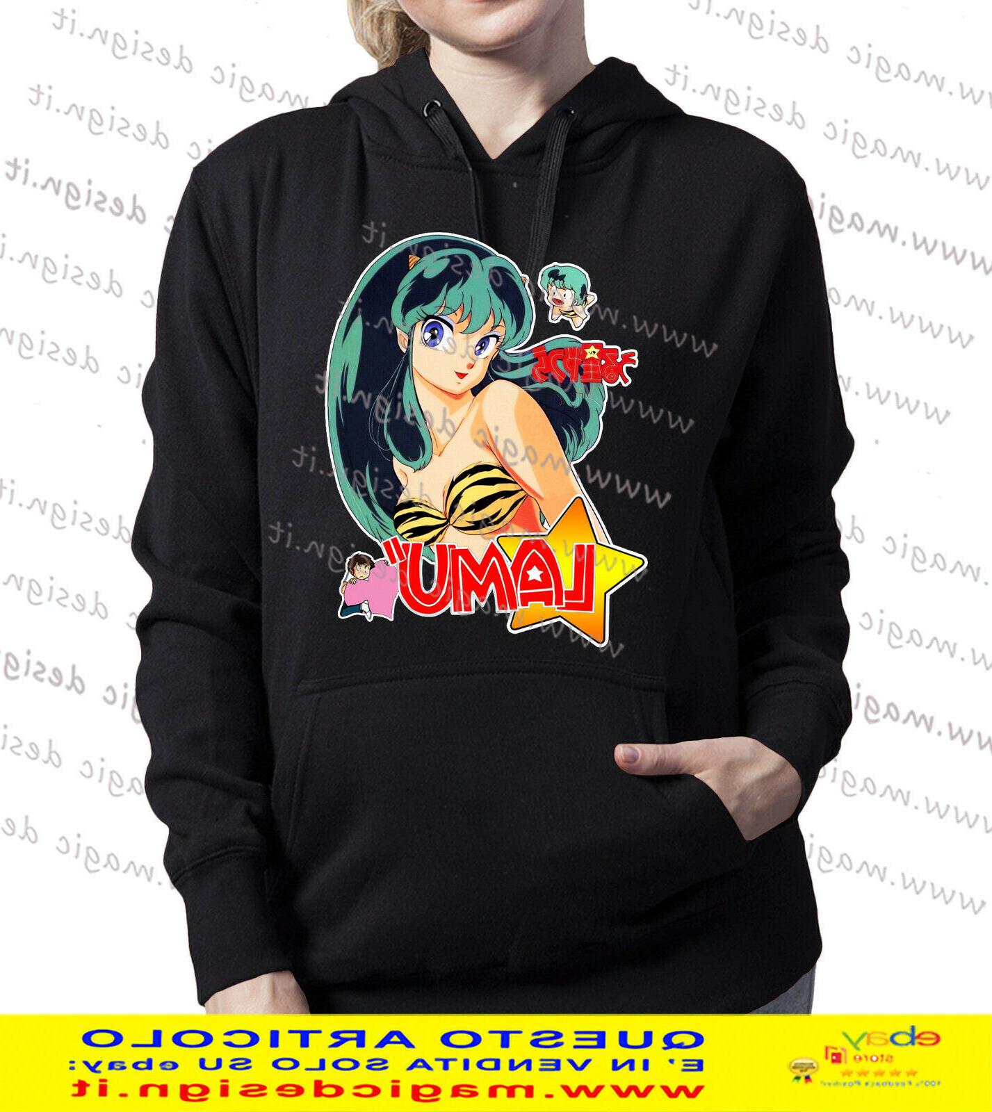 felpa lamu la ragazza dello spazio anime