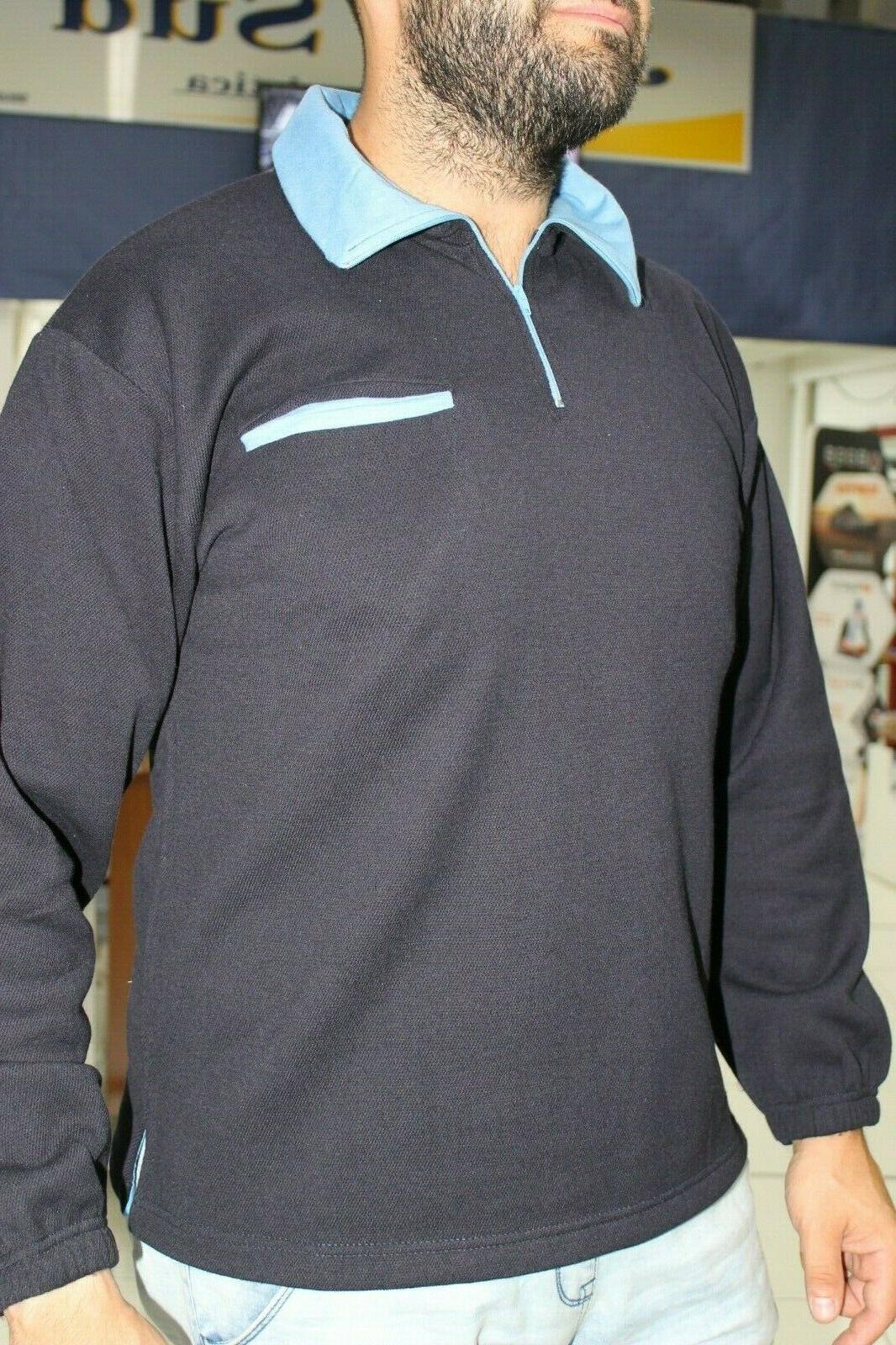 felpa lavoro da uomo con taschino pile