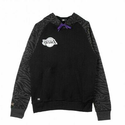 felpa leggera cappuccio zip nba print panel