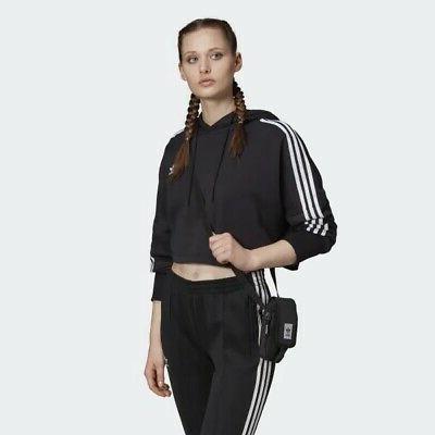 felpa leggera corta con cappuccio hoodie cropped