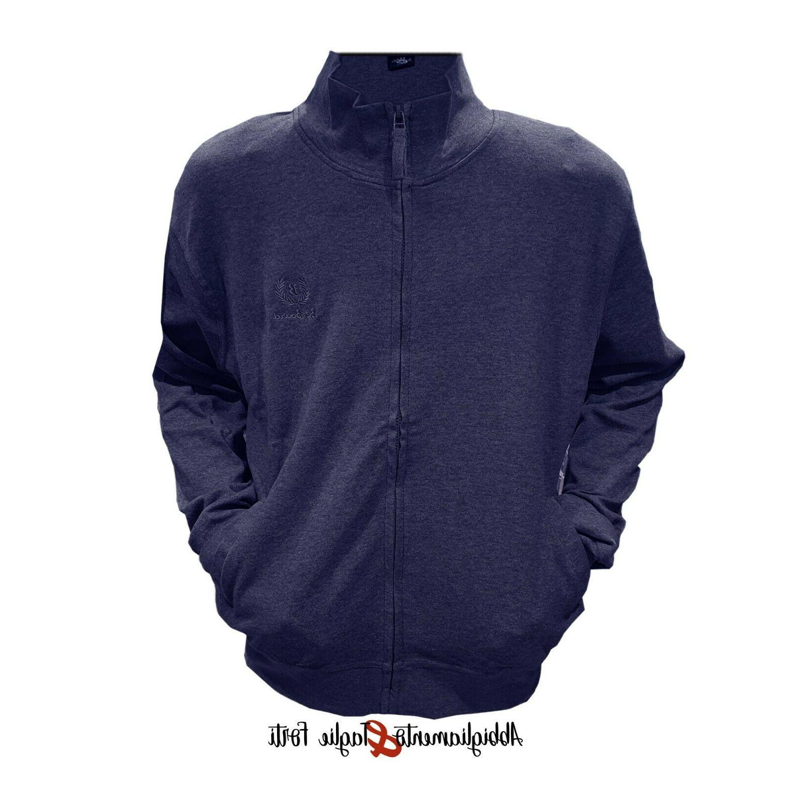 felpa leggera uomo taglie forti zip lunga