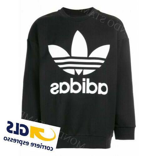 felpa logo adidas replica 100 percent cotone
