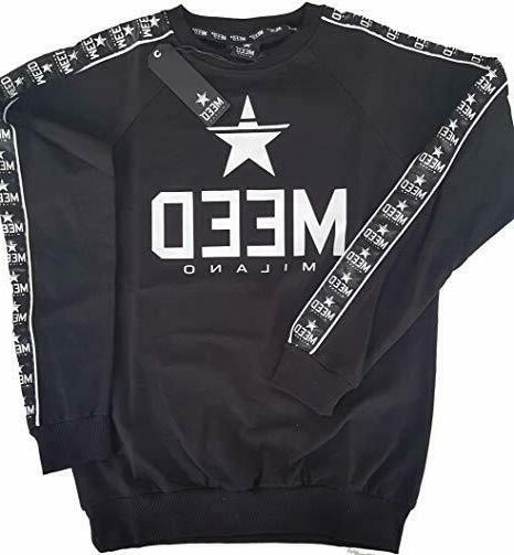 felpa maglia donna milano girocollo banda logo