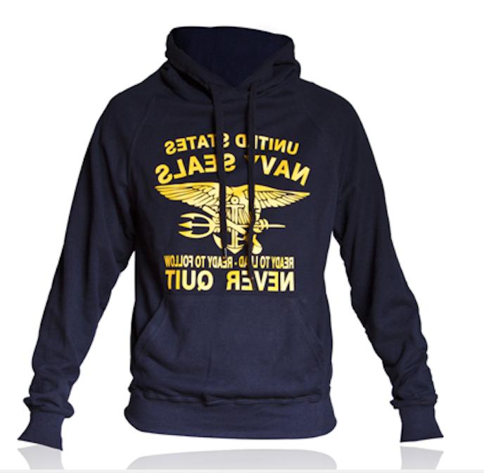 felpa maglia hoodie con cappuccio blu navy