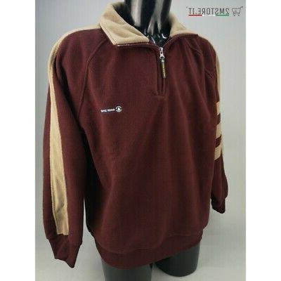 felpa maglia pile sport bordeaux borgogna super