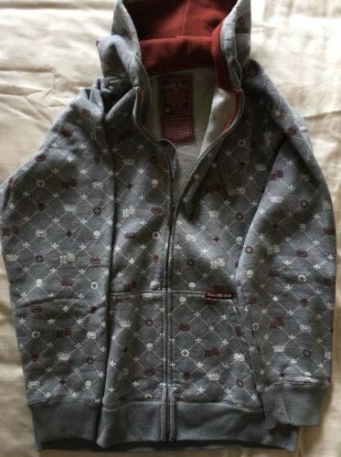 felpa marca uomo tg m zip e