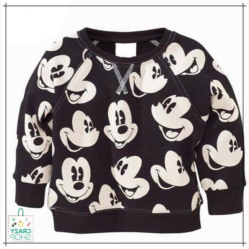 felpa mickey mouse garzata abbigliamento per bambini