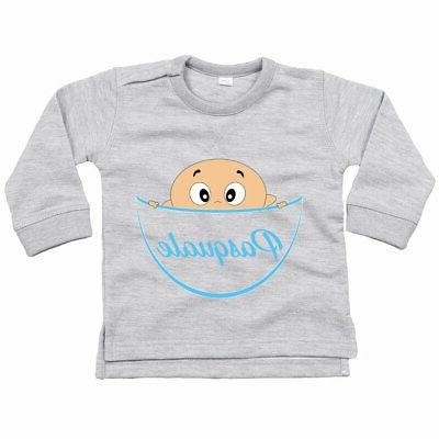felpa neonato personalizzata con nome bimbo che