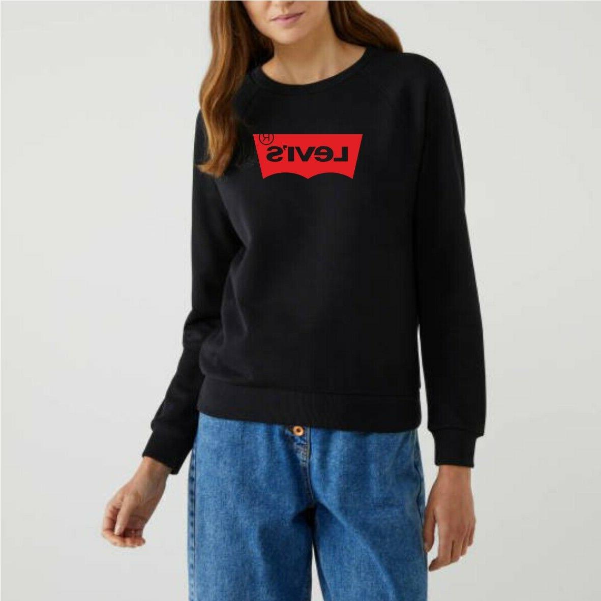felpa nera donna personalizzata levi s levis