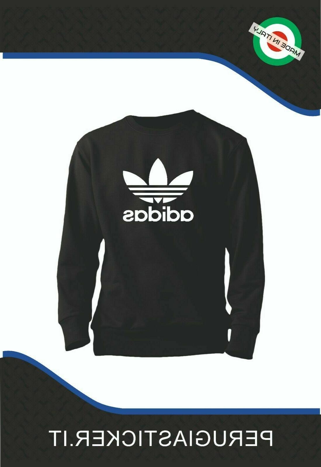 felpa nera logo adidas felpa girocollo unisex