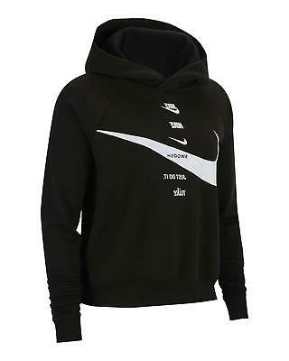 felpa nsw swoosh w nero cu5676 011