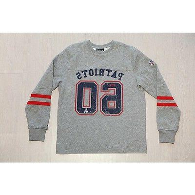 felpa number crew new england patriots