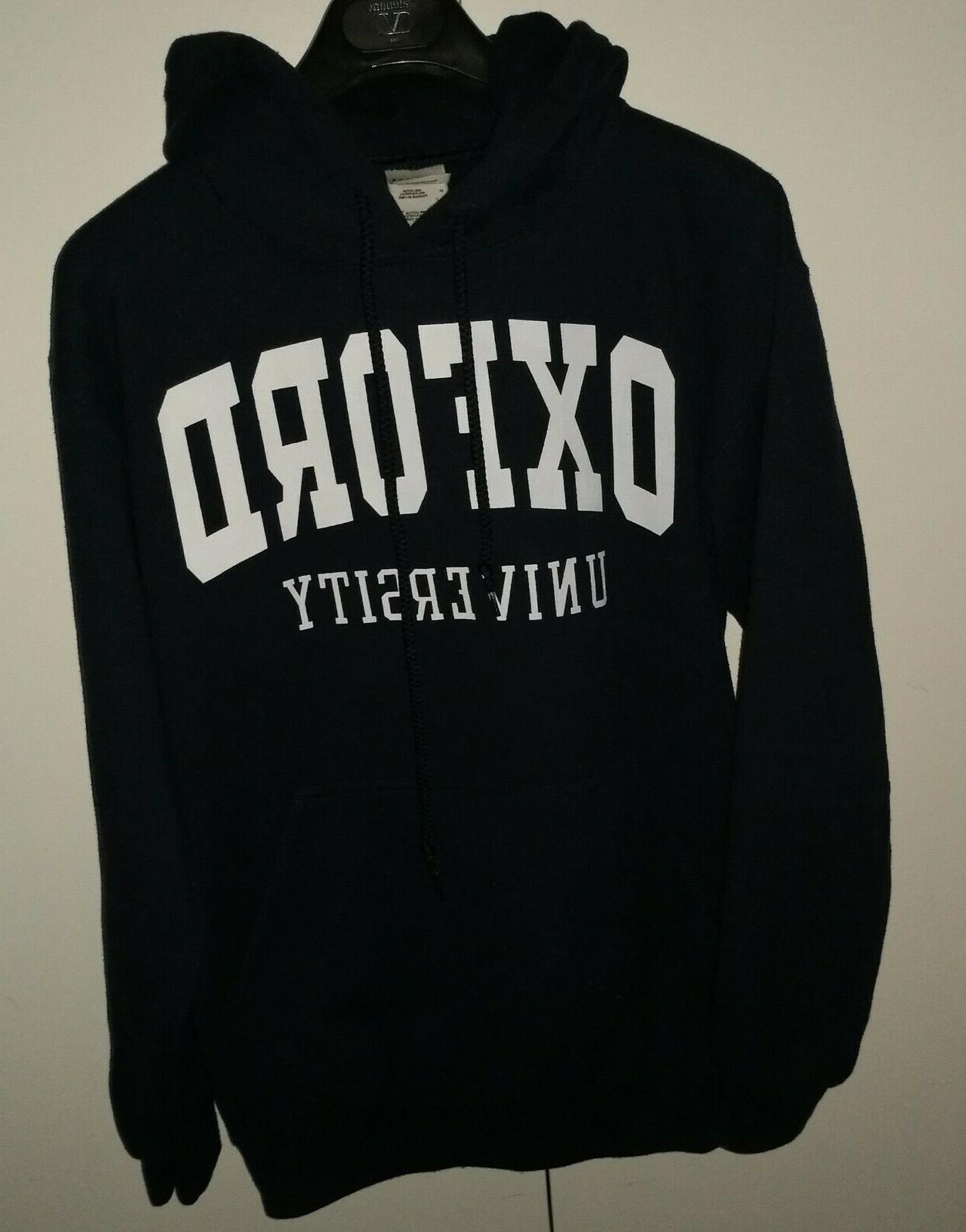 felpa oxford university gildan uomo ragazzo unisex