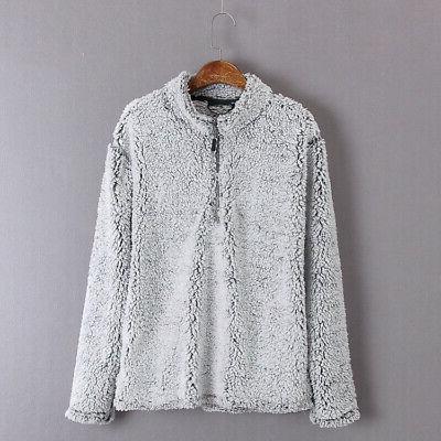 felpa pelosa pelliccia oversize maglia beige grigio