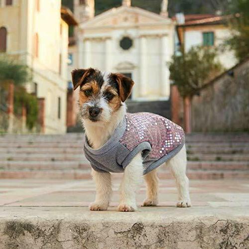 felpa per cani con caldo interno in