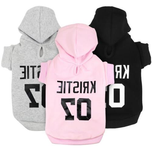 felpa per cani personalizzato nome abbigliamento magliette