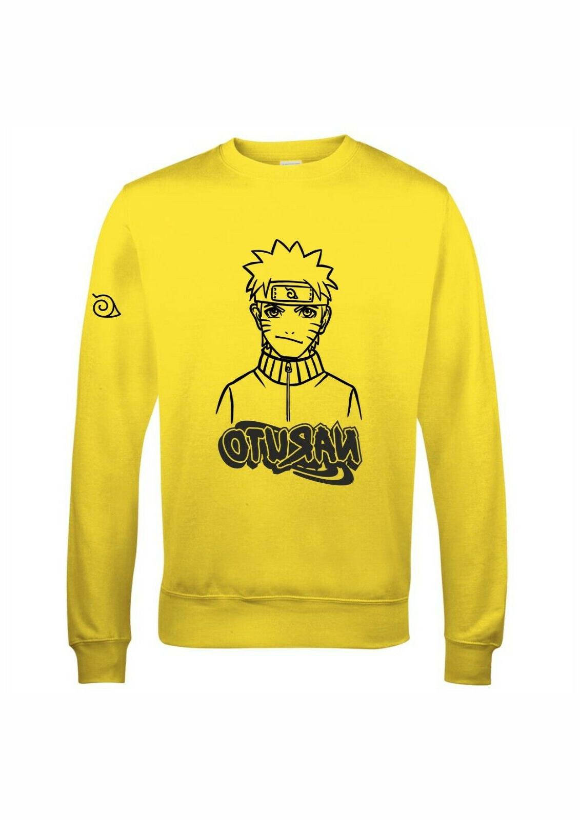 felpa personalizzata anime fan naruto uzumaki