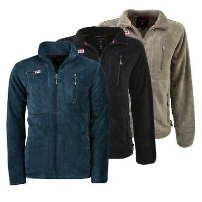 felpa pile utah uomo maglia full zip