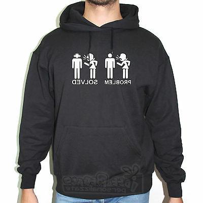 felpa problema risolto donna grida uomo cuffie