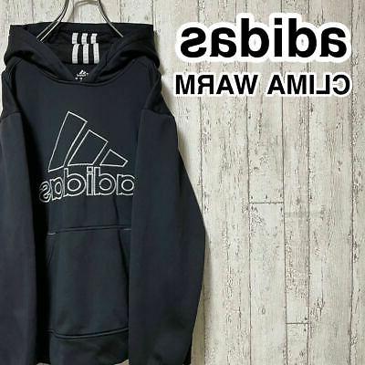 felpa pullover nero grande logo ricamato maniche