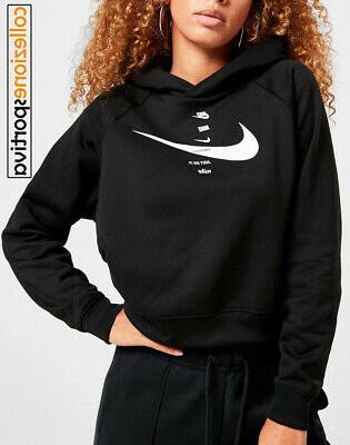 felpa ragazza donna sportswear swoosh cu5676 011