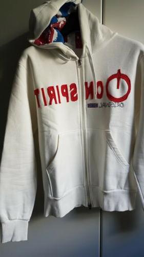 felpa ragazzo on spirit taglia m bianco