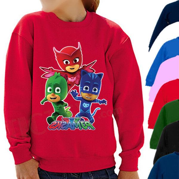 felpa raglan girocollo bambino bambina pj masks