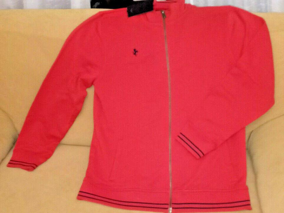 felpa rossa originale di cotone uomo 3xl