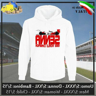 felpa senna hoodie sweatshirt ayrton f1 vintage