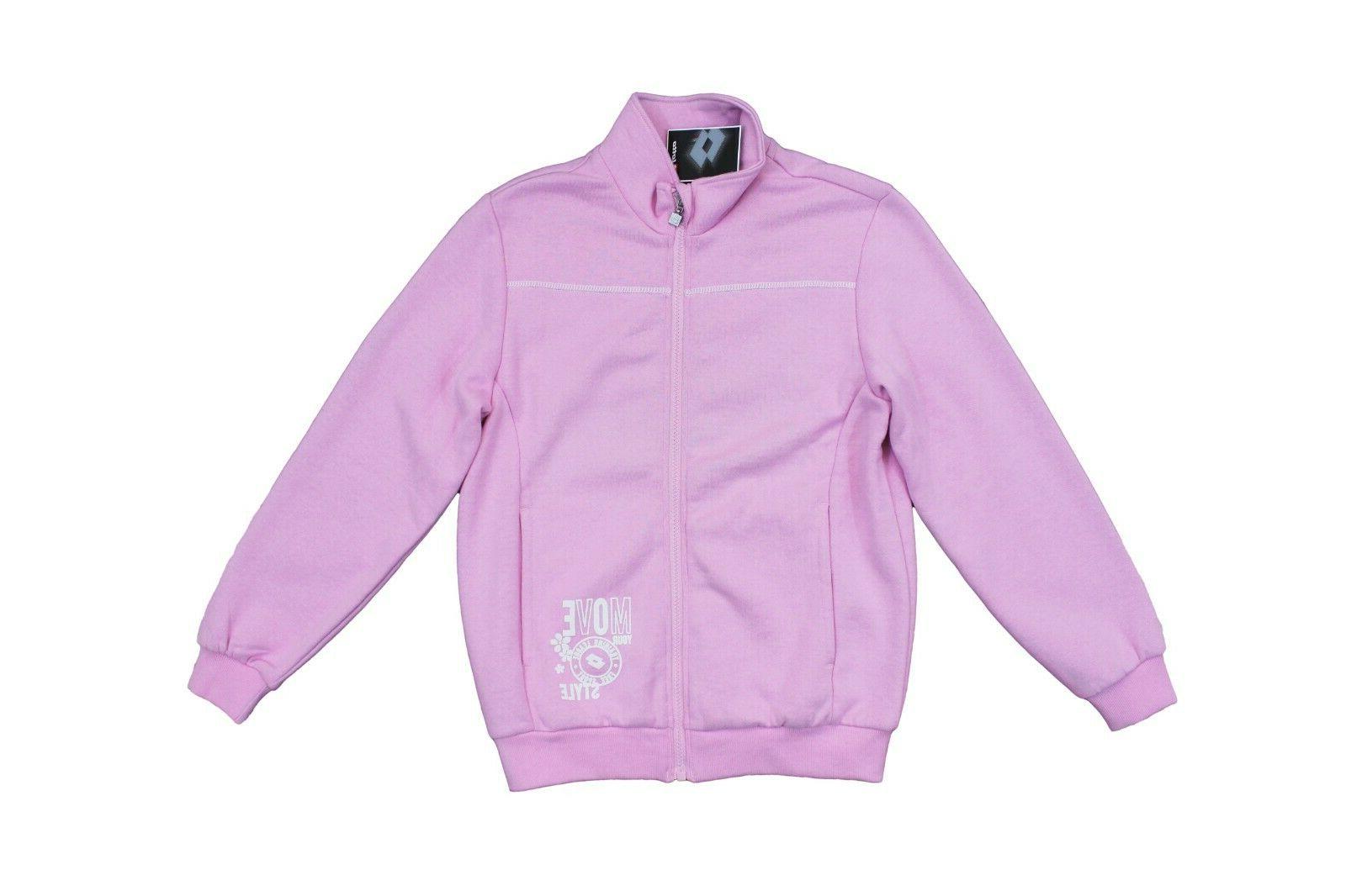 felpa senza cappuccio bambina suit selby rosa