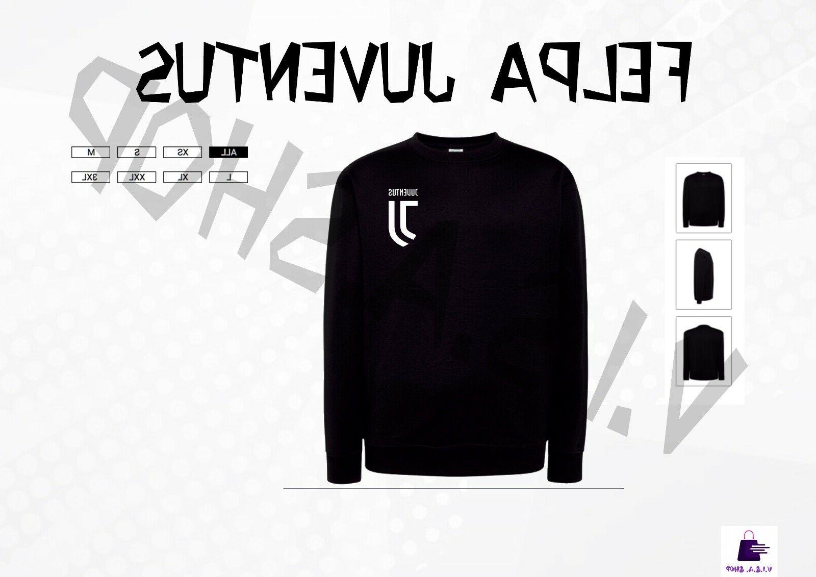 felpa senza cappuccio personalizzata f c juventus