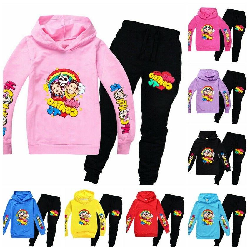 felpa set casual per bambini ragazzo ragazza
