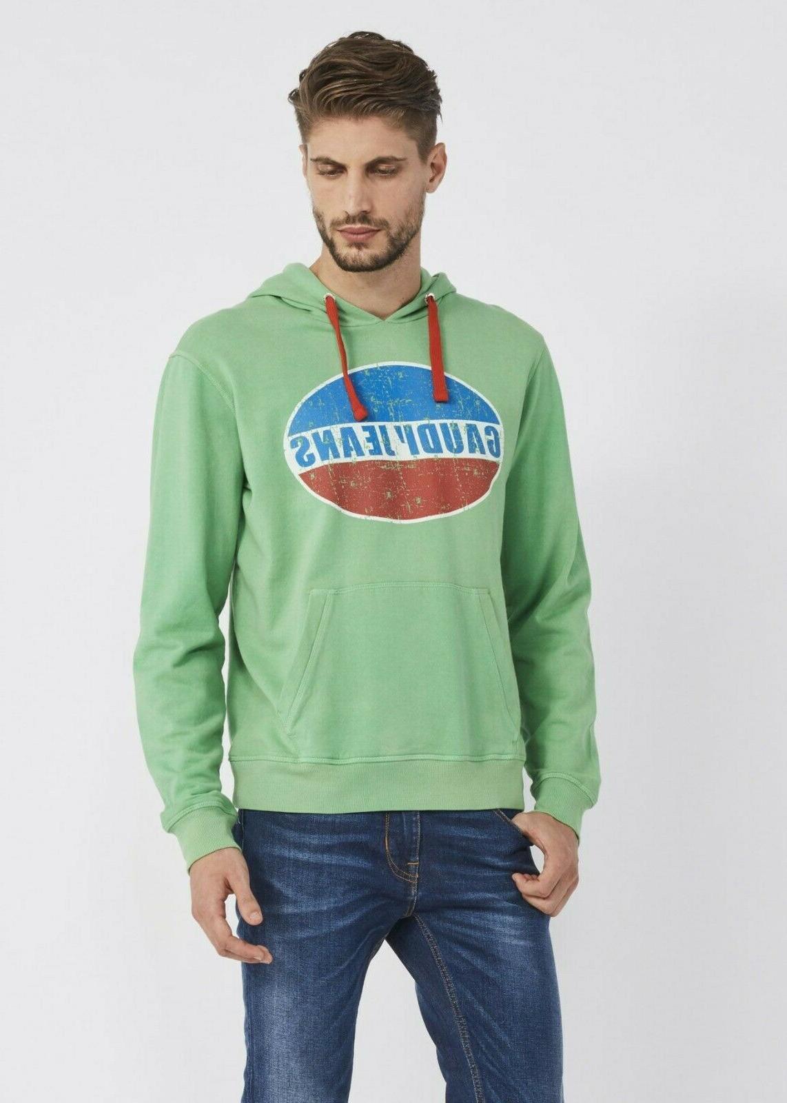 felpa sportiva con cappuccio manica lunga con