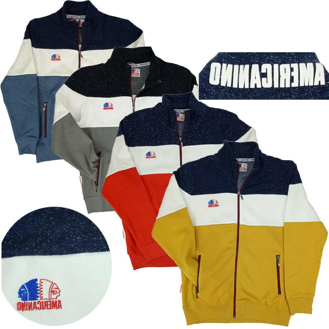 felpa sportiva giacca aperta pullover uomo con