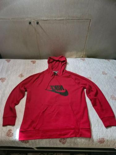 felpa sportswear taglia l rossa originale nuova