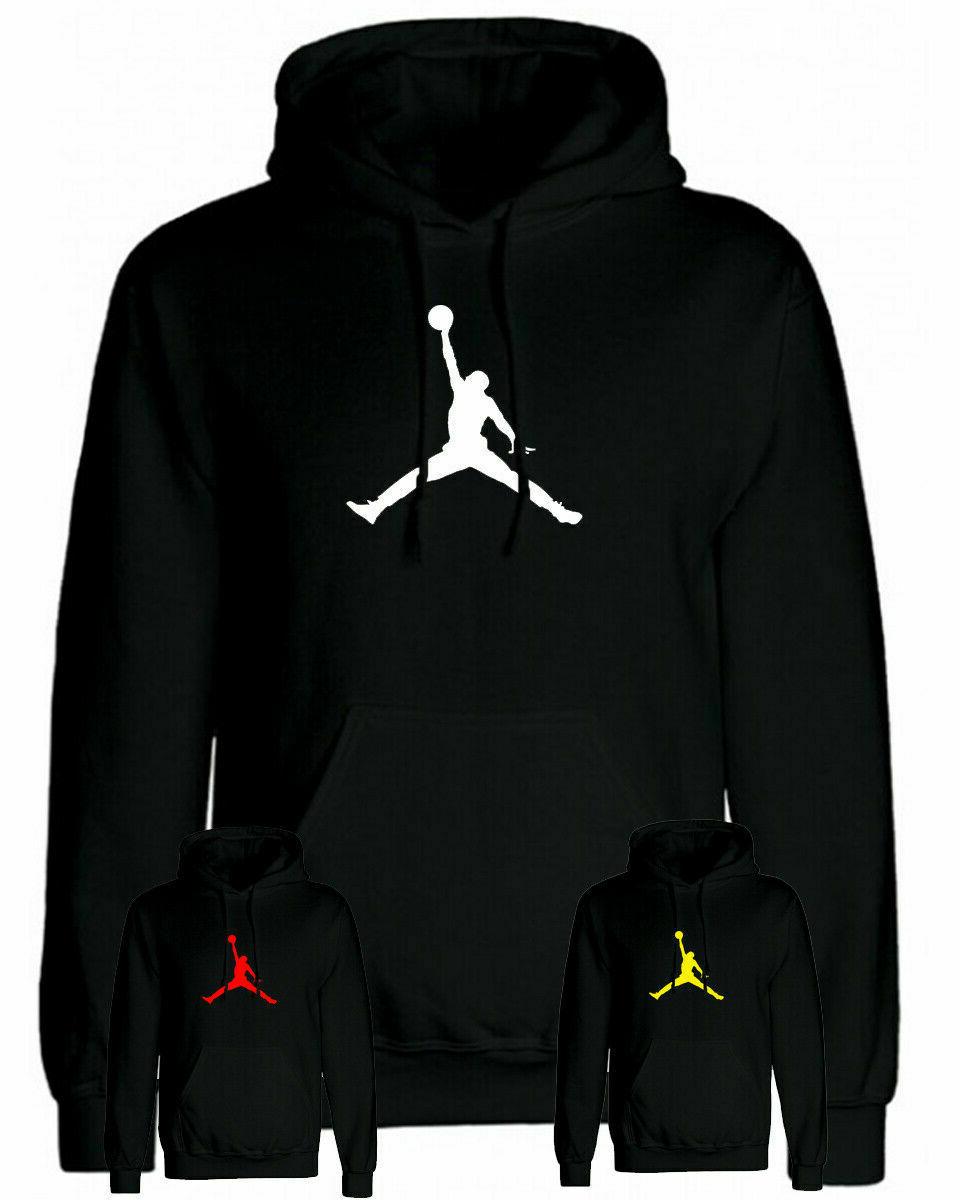 felpa stampa jordan michael nera uomo bimbo