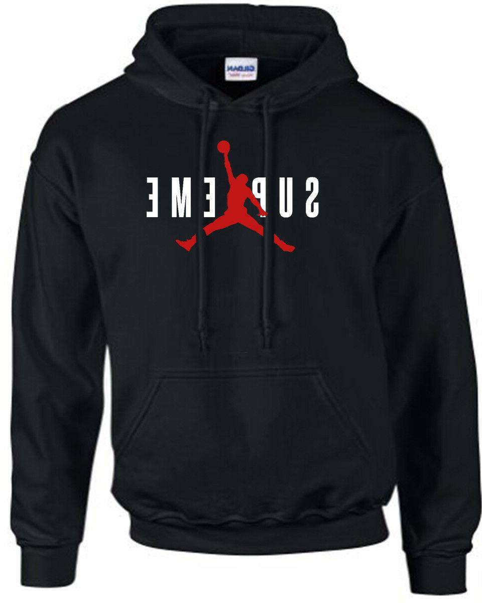 felpa stampa sup jordan eme nera unisex
