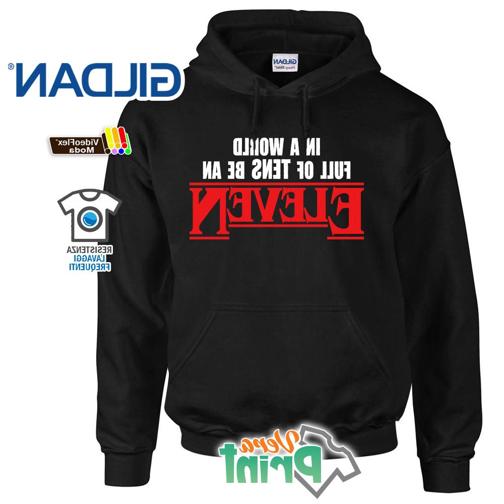 felpa stranger things eleven undi cappuccio serie