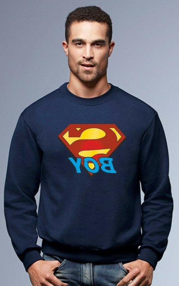 felpa super boy superman super ragazzo maglia
