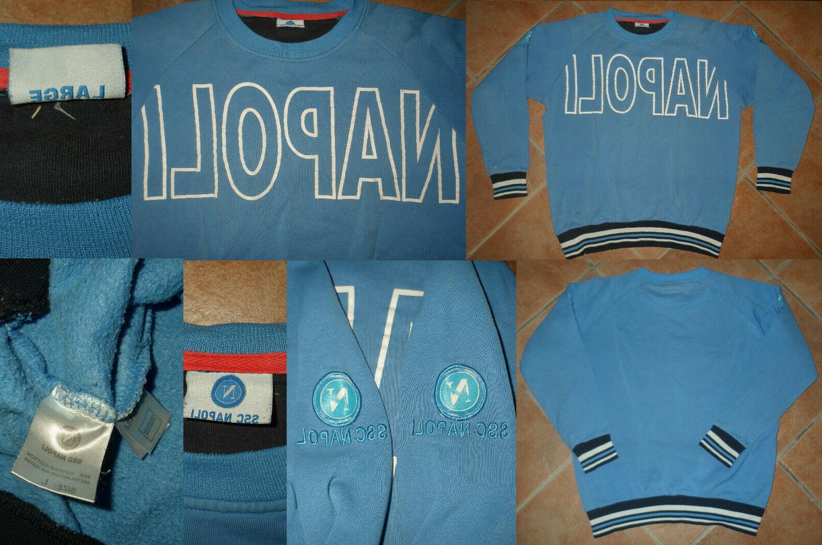 felpa sweatshirt jacket ssc napoli calcio allenamento