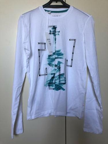 felpa t shirt manica lunga maglia tg