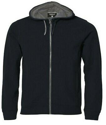 felpa taglie forti uomo zip con cappuccio