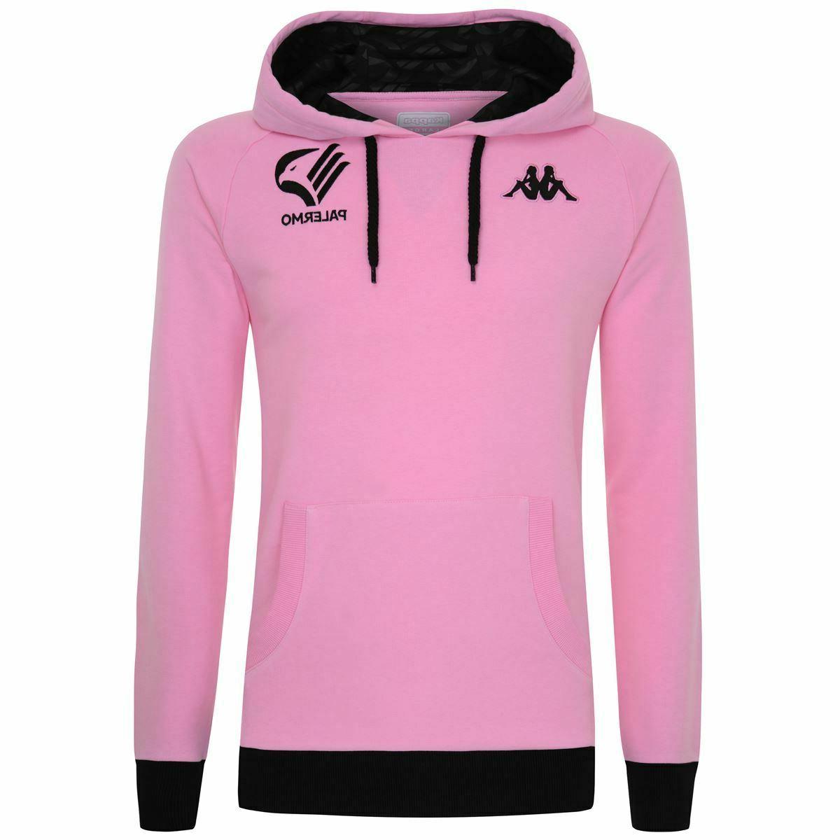 felpa tempo libero in cotone rosa palermo