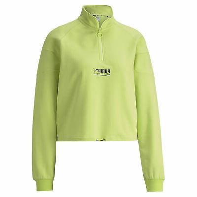 felpa tessuto donna verde fluo 597748 34