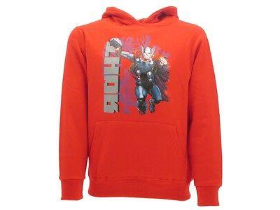 felpa thor avengers bambino rosso maglia originale