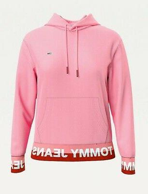 felpa tjw branded hem hood