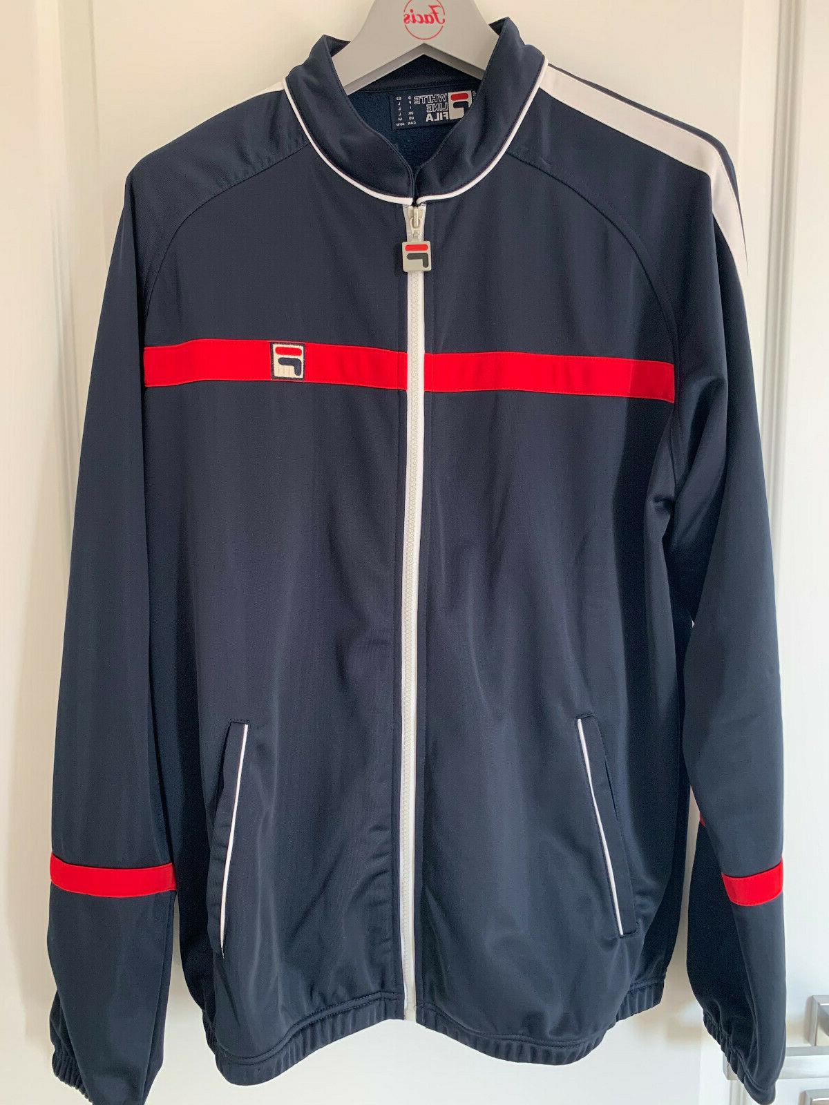 felpa tuta con zip uomo rosso e