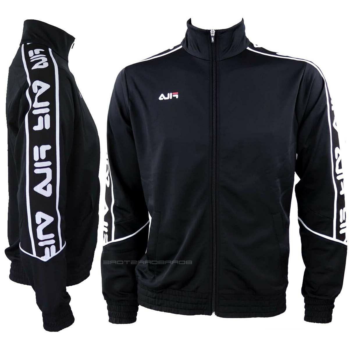 felpa tuta uomo con cerniera 687706 nero